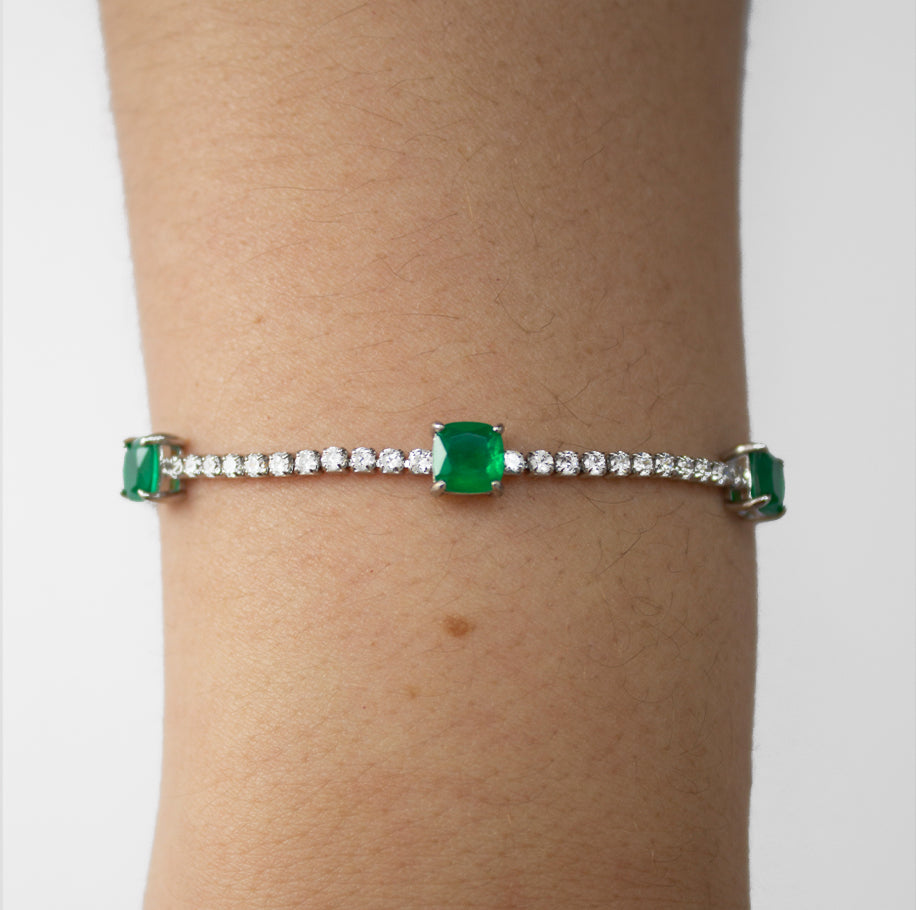 Pulsera trío Esmeralda