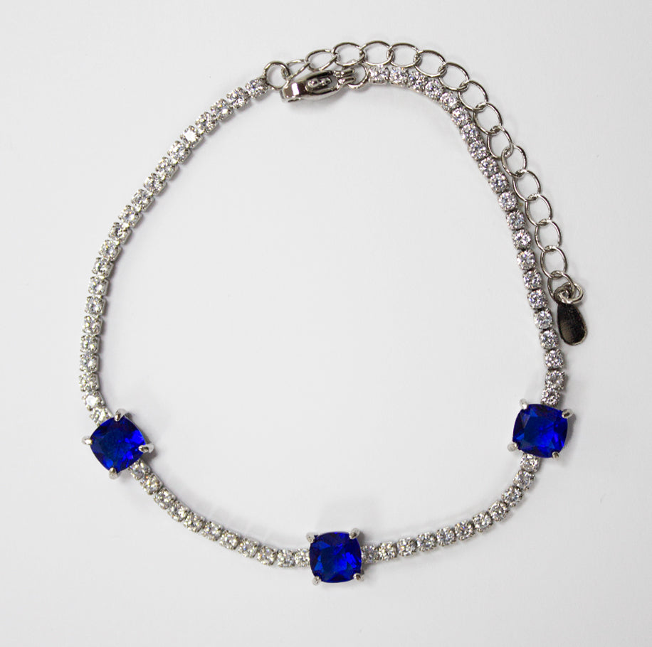 Pulsera Tríos Zafiro