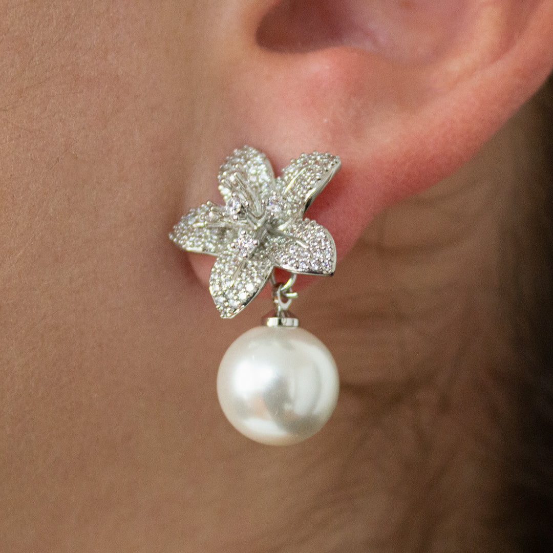 Aretes de flor